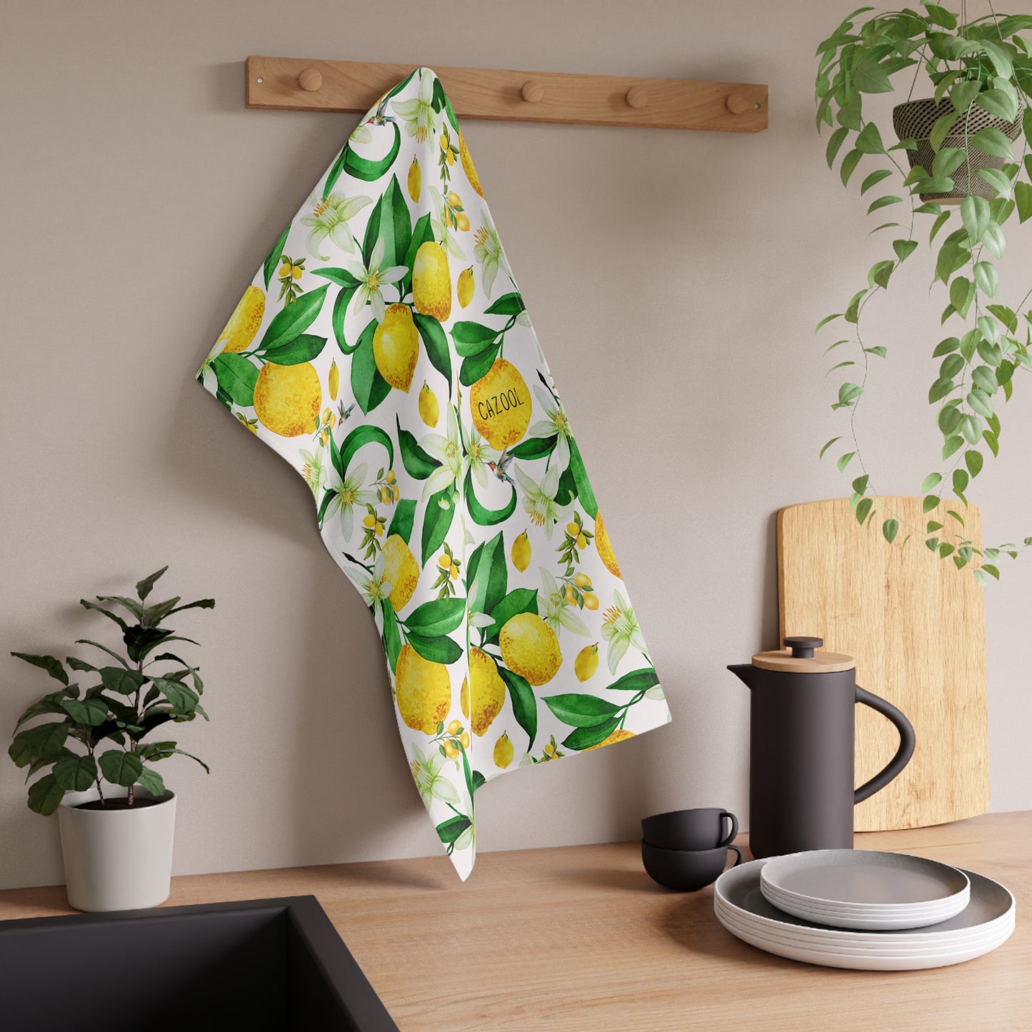 Beautiful Bright Colorful Kitchen Tea Towel