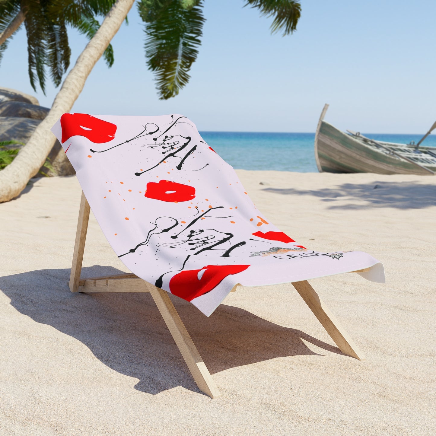 Whimsical and Fun Beach Towel