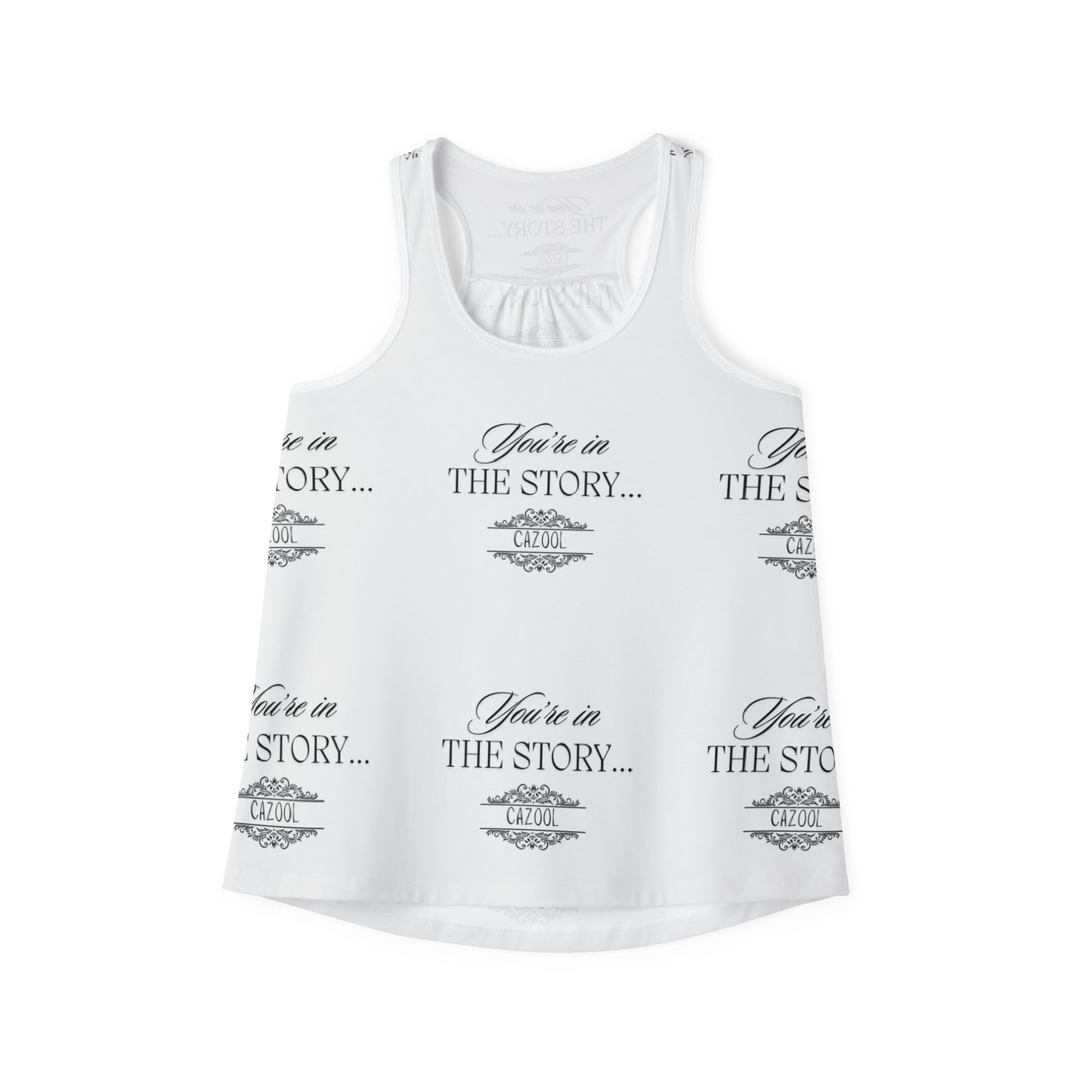 Woman's Tank Top "You're in the Story..." Modern Chic Stylish