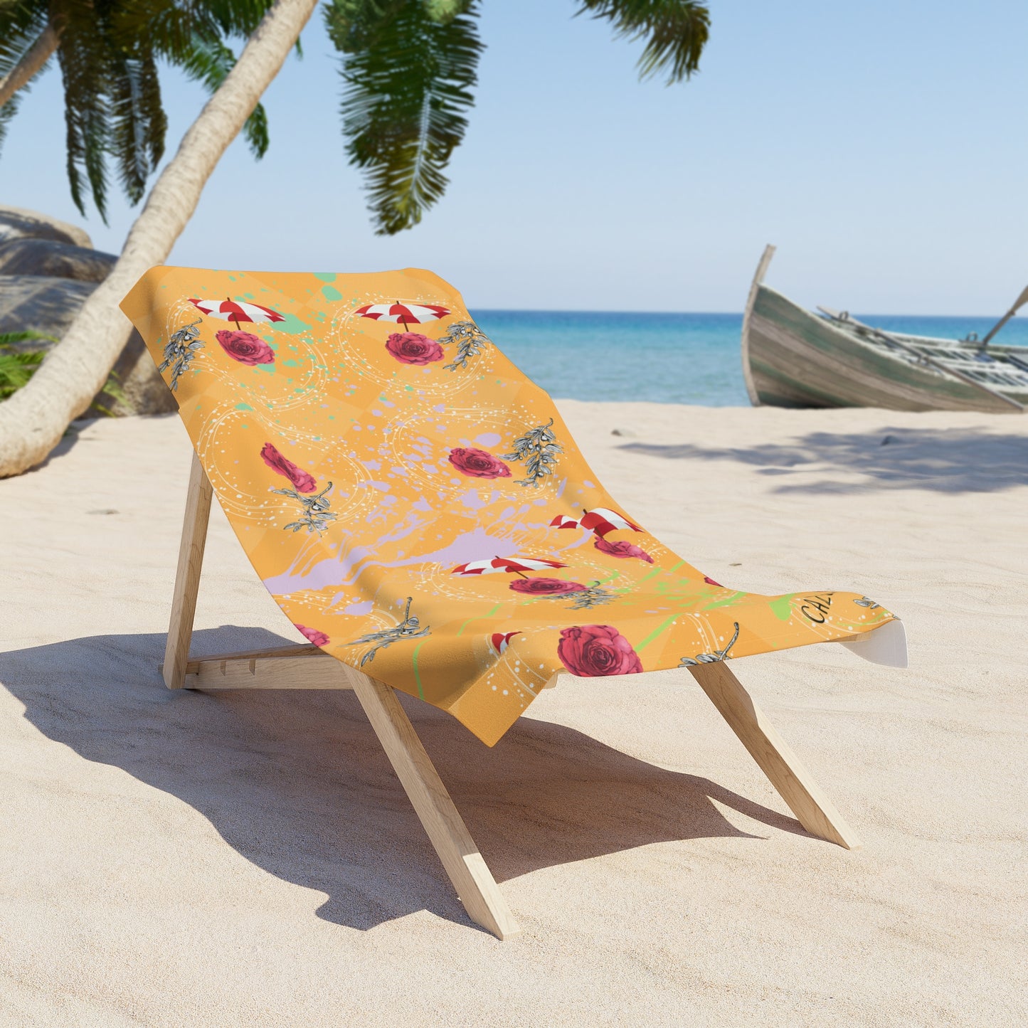 Playful Beach Pool Towel