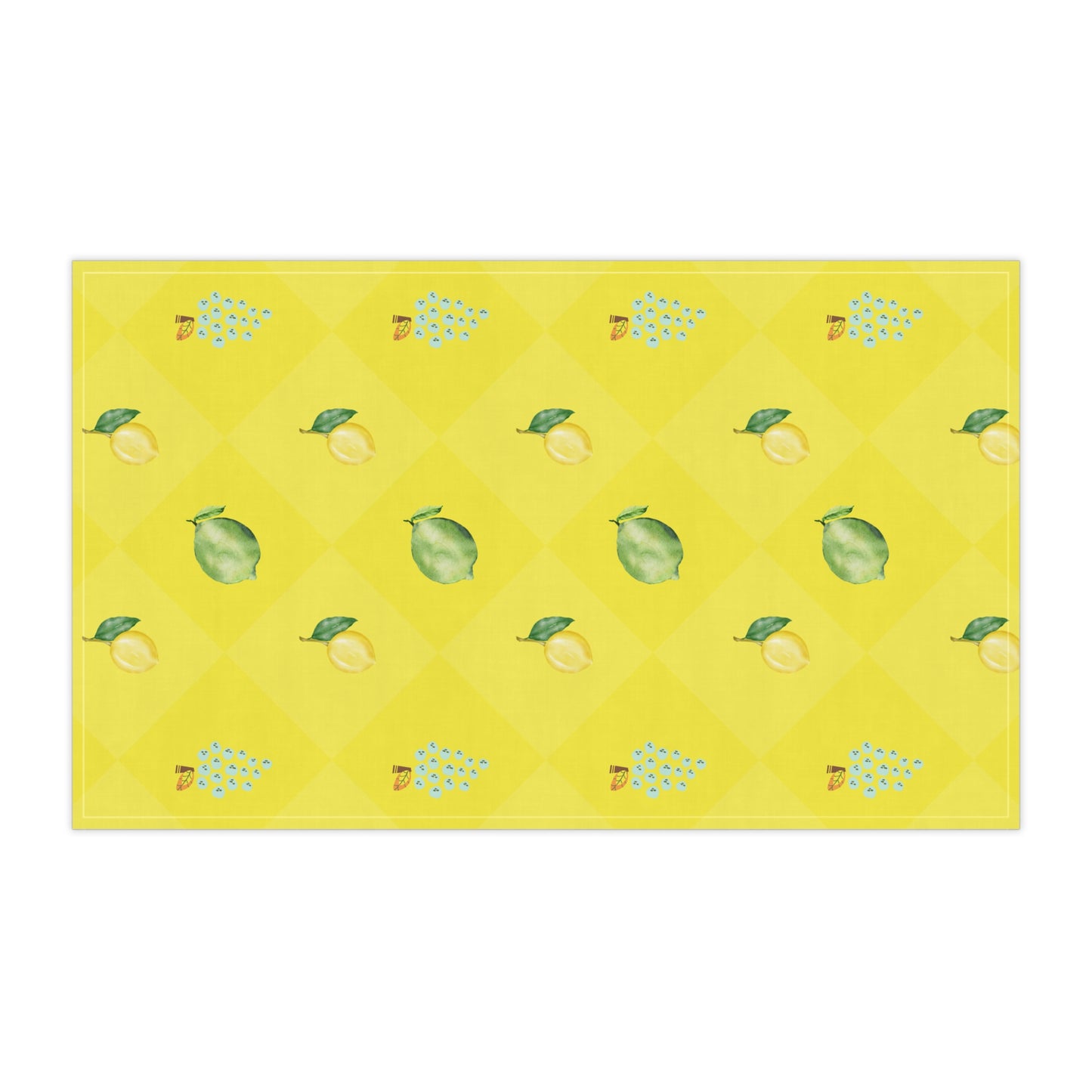 Lemons and Grapes Kitchen Tea Towel