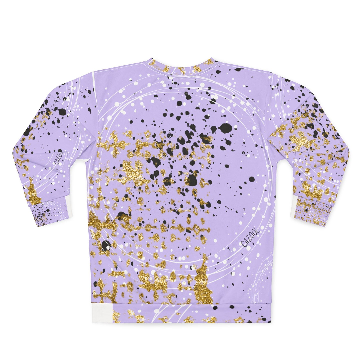 All Over Design Printed Crewneck Sweatshirt